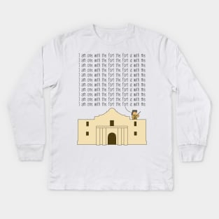 I am One with the Fort Kids Long Sleeve T-Shirt